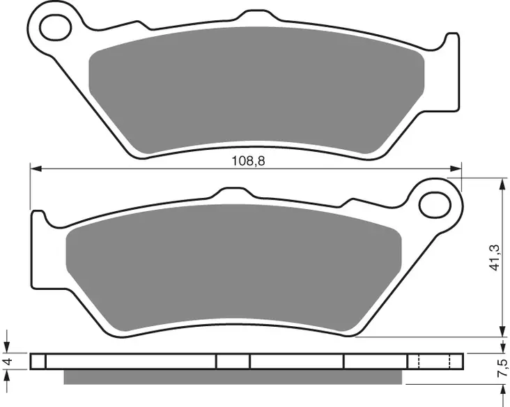 GOLDFREN Jarrupalat 106 Ceramic carbon AD - Duell MP varaosat ja tarvikkeet - 67545 - 1