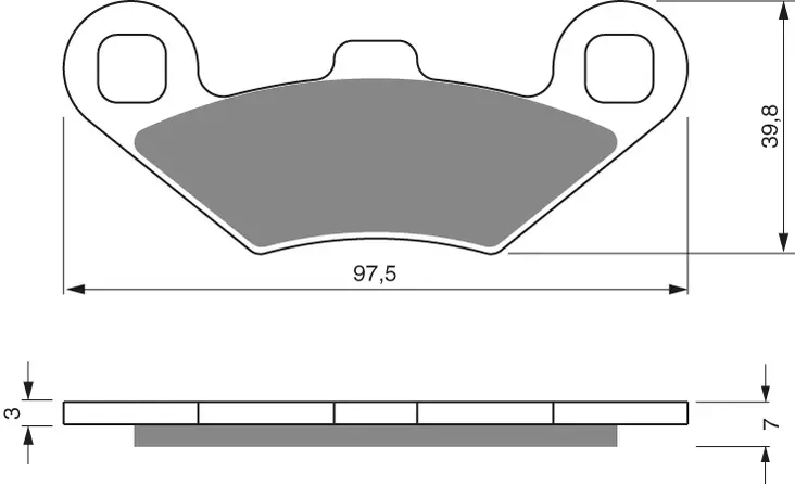GOLDFREN Jarrupalat 280 Ceramic Carbon AD - Duell MP varaosat ja tarvikkeet - 67925 - 1