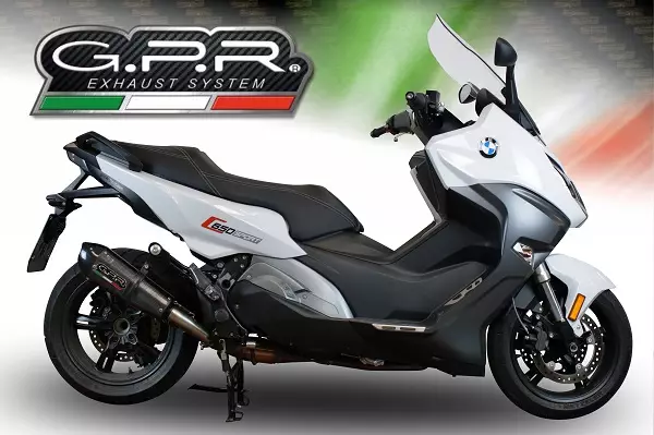 GPR Bmw C 650 Sport 2016/20 e4 EC-Approv. slip-on exhaust GP Evo4 Poppy - Duell MP varaosat ja tarvikkeet - 109875 - 1