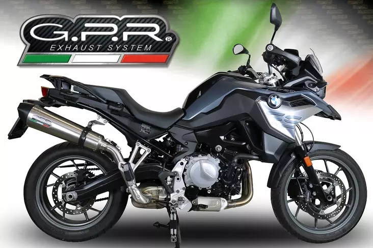 GPR Bmw F 750 Gs 2018/20 e4 EC-Approv. slip-on exhaust GP Evo4 Titanium - Duell MP varaosat ja tarvikkeet - 110055 - 1