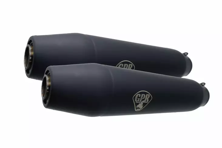 GPR Bmw R 65 ls 1981/1985 Double univ. EC-Approv. silencer w/o link pipes Deept - Duell MP varaosat ja tarvikkeet - 111455 - 1