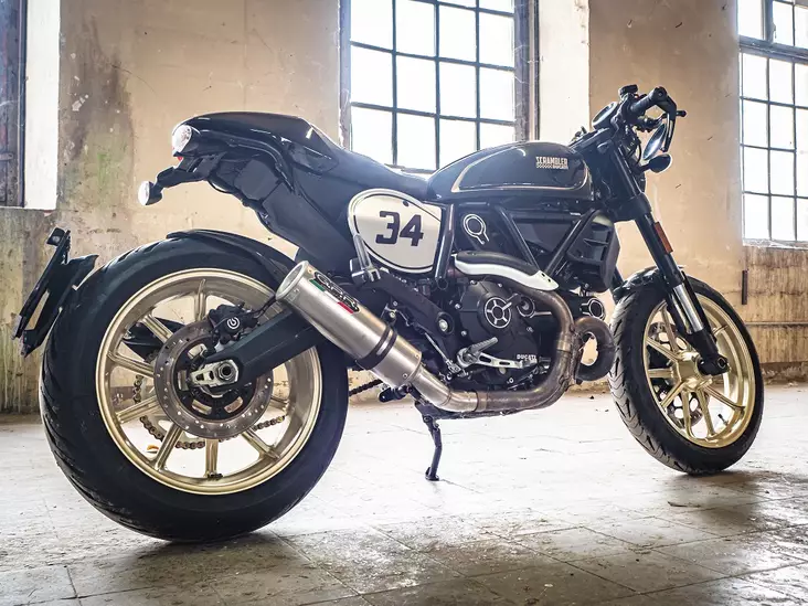 GPR Ducati Scrambler 800 2017/20 e4 EC-Approv. slip-on exhaust catalized M3 Tit - Duell MP varaosat ja tarvikkeet - 109475 - 1