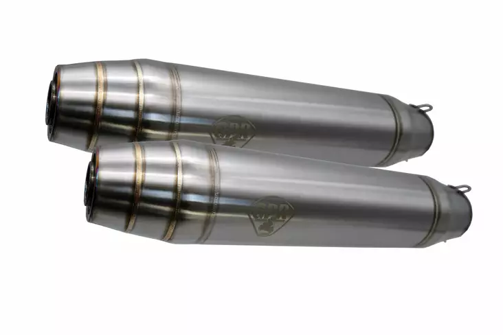 GPR Honda Vtr 250 1988/1990 Double univ. EC-Approv. silencer w/o link pipes Dee - Duell MP varaosat ja tarvikkeet - 111245 - 1