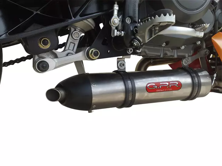 GPR Ktm Duke 690 2008/11 EC-Approv. full line exhaust catalized Gpe Ann. Titaiu - Duell MP varaosat ja tarvikkeet - 106605 - 1