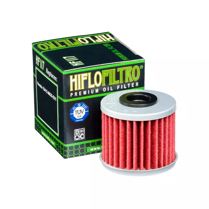 Hiflo öljynsuodatin HF117 - Duell MP varaosat ja tarvikkeet - 128515 - 1