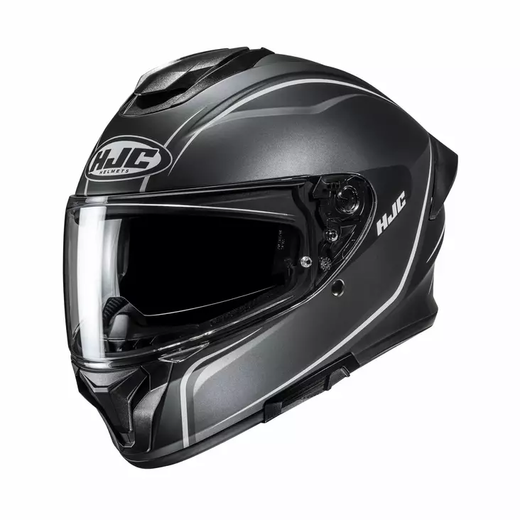 HJC Kypärä C71 Quez Musta/Harmaa MC5SF, S - Duell ajovarusteet - 55395 - 1