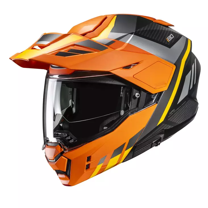 HJC Kypärä i80 Imes Oranssi/Musta/Harmaa MC7SF, M - Duell ajovarusteet - 55915 - 1