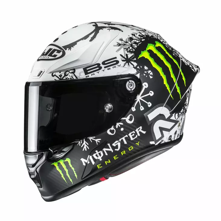 HJC Kypärä RPHA 1 V2 CARBON SNOW DIABLO, S - Duell ajovarusteet - 55985 - 1