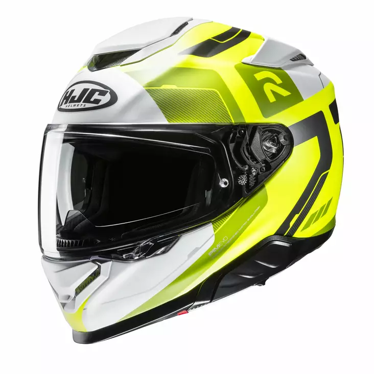 HJC Kypärä RPHA 71 Cozad MC3HSF Valkoinen/Fluo Keltainen M - Duell ajovarusteet - 56875 - 1