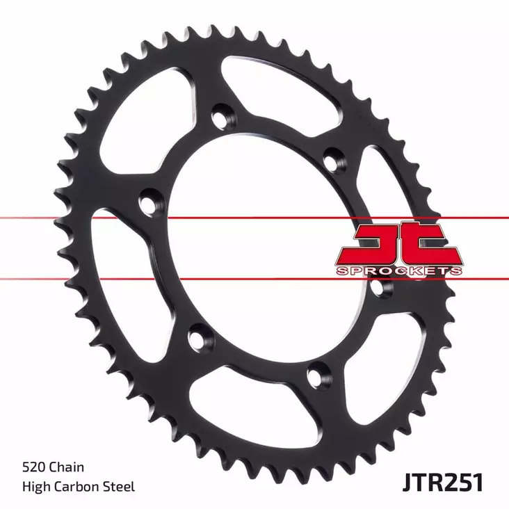 JT Rear Sprocket JTR251.38 - Duell MP varaosat ja tarvikkeet - 117945 - 1