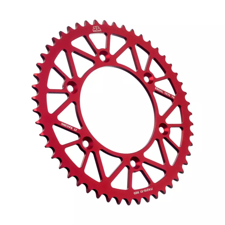 JT Takaratas Alumiini 7075 T6 Punainen JTA210.51RED - Duell MP varaosat ja tarvikkeet - 118245 - 1