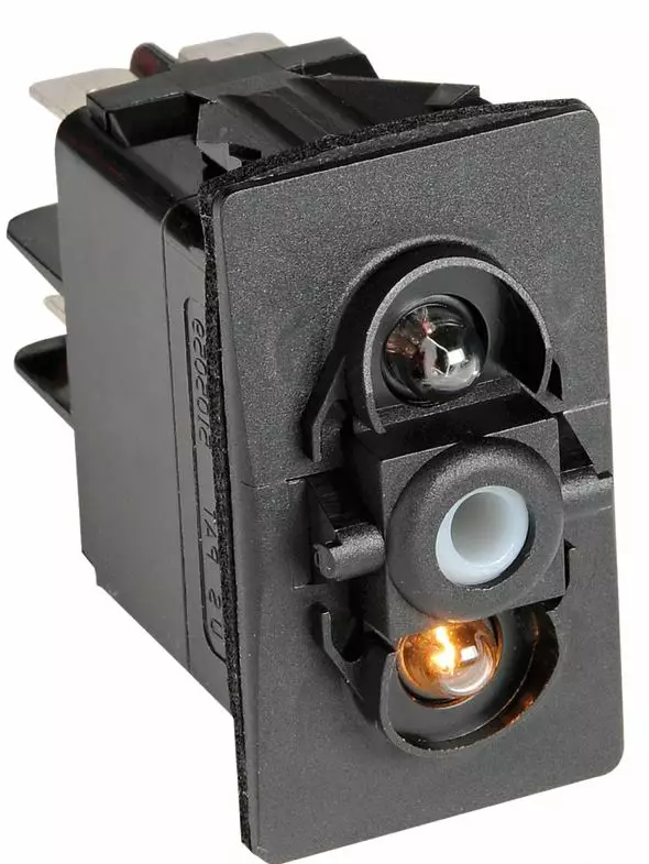 Katkaisija (ON)-OFF tupla LED - Duell venetarvikkeet - 6355 - 1