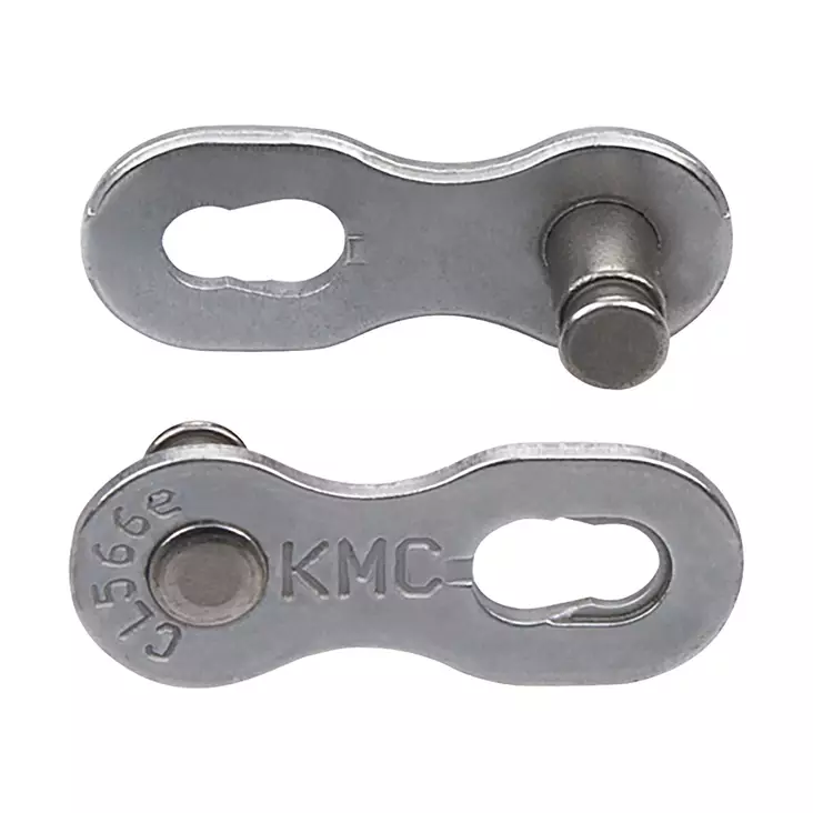 Ketjulukko KMC Missing Link 9NR EPT Silver Shimano ja SRAM 2 kpl/pkt - Duell polkupyörien varaosat ja tarvikkeet - 8565 - 1