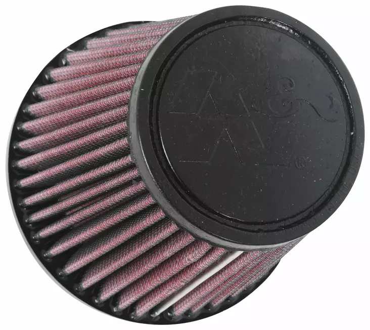 K&N Universal Clamp-On Air Filter 3-1/8"Flg 4-15/16"B 3-1/2"T 4-3/8"H - Duell MP varaosat ja tarvikkeet - 127465 - 1