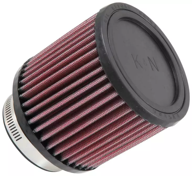 K&N Universal Clamp-On Air Filter 3"5 Deg Flg 4-5/16"Od 4"H - Duell MP varaosat ja tarvikkeet - 127295 - 1