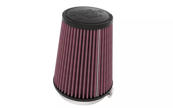 K&N Universal Clamp-On Air Filter 4"Flg 5-3/8"B 4"T 6-5/8"H - Duell MP varaosat ja tarvikkeet - 127755 - 1