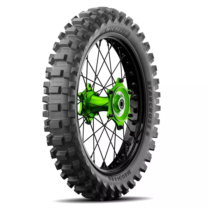Michelin Starcross 6 Medium Hard 120/90-18 M/C 65M TT Re - Duell renkaat - 120205 - 1