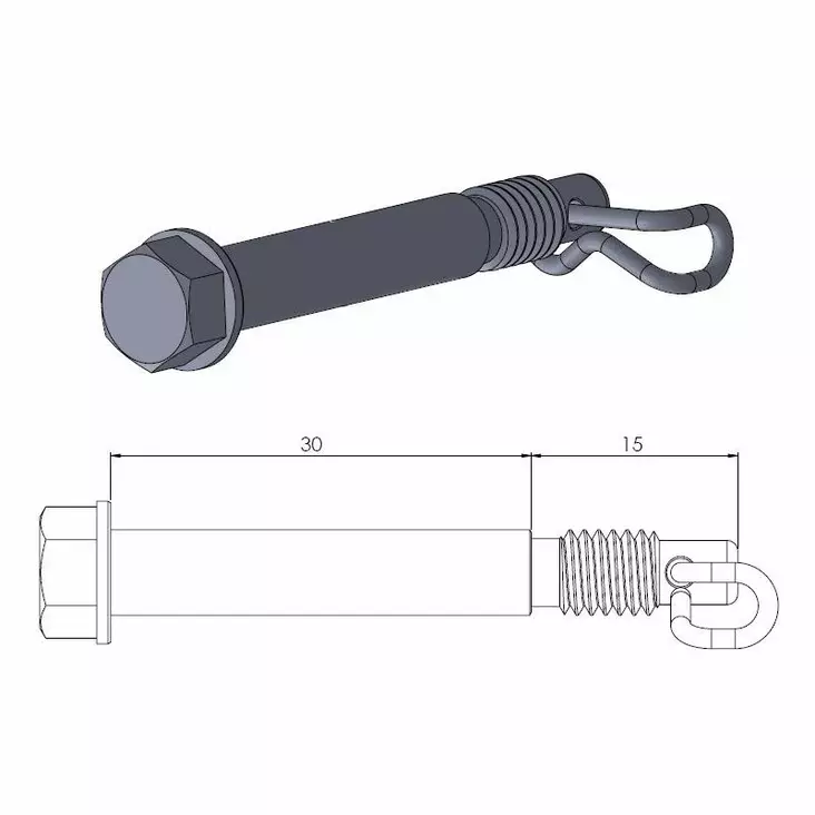 Moto-Master Jarrusatulan sokkatappi TC85 14-20 SX85 12-20 - Duell MP varaosat ja tarvikkeet - 120885 - 1