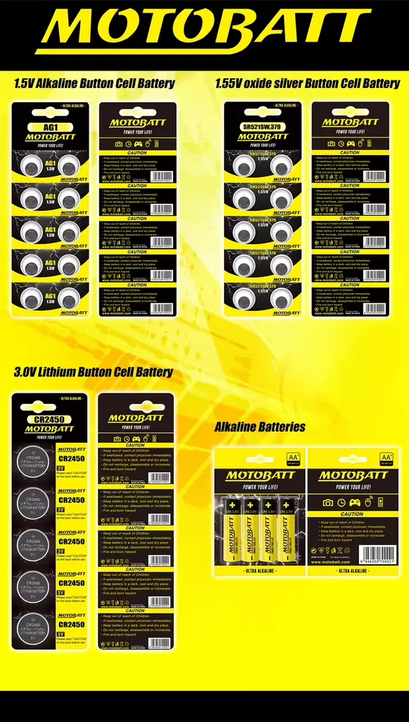 Motobatt AG4,LR626,377 1.5V Alkaline battery (10pcs) - Duell muut varaosat ja tarvikkeet - 131395 - 1