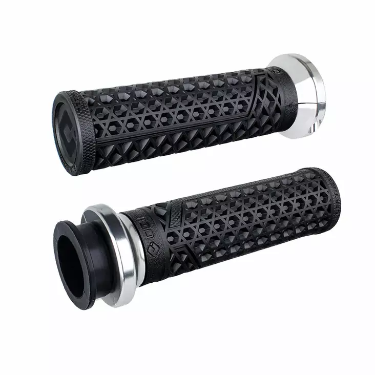 ODI Street Grips V-TWIN Lock-On VANS Signature-Indian TBW BLACK/Silver - Duell MP varaosat ja tarvikkeet - 54095 - 1