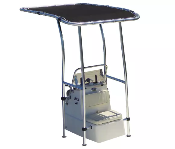 OS T-TOP HEAVY DUTY 1.4M X 2.0M BLACK SUNBRELLA - Duell venetarvikkeet - 132155 - 1