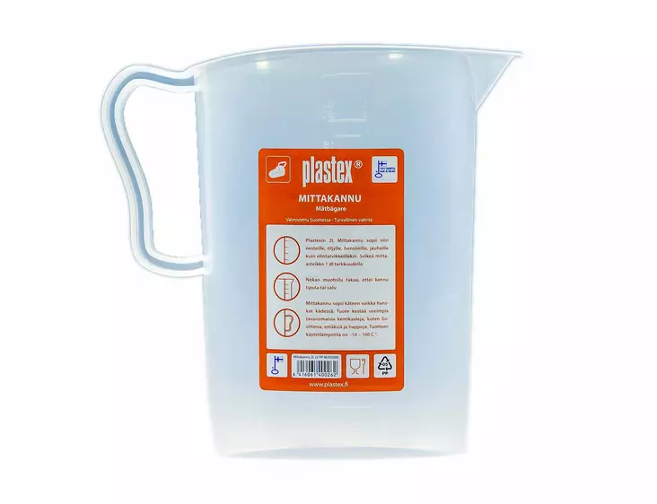 Plastex Mittakannu 2L PP LV - Duell venetarvikkeet - 132215 - 1