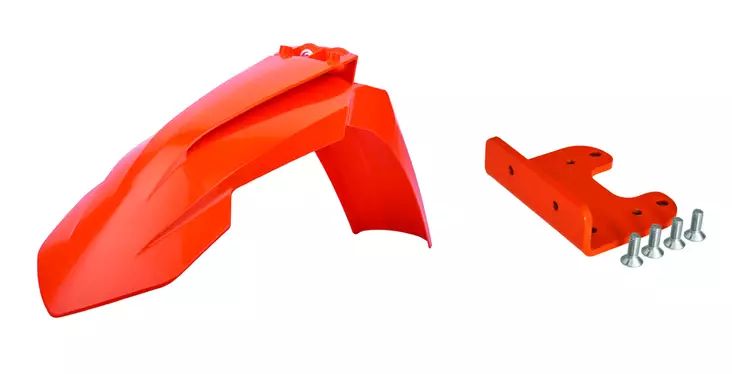 Polisport Kit front fender ktm(17)+adapter SX(07-12) EXC(08-13) orange ktm16 (6 - Duell MP varaosat ja tarvikkeet - 129835 - 1