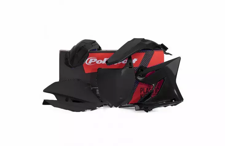 Polisport kit Yamaha YZ125/250 15-21 black (1) - Duell MP varaosat ja tarvikkeet - 129875 - 1