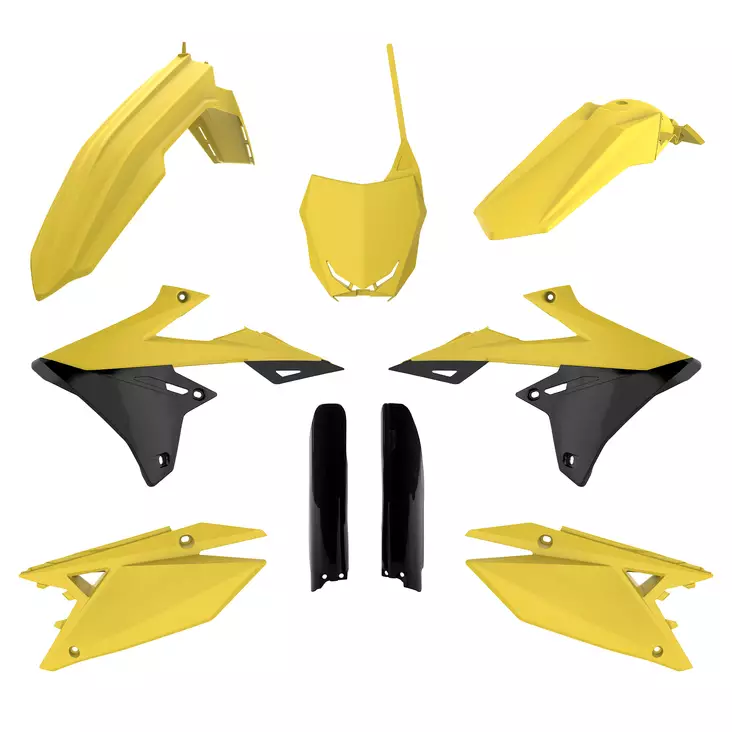 Polisport plastic kit RM-Z450 18-.. RMZ250 19-.. 26OEM (1) - Duell MP varaosat ja tarvikkeet - 129415 - 1