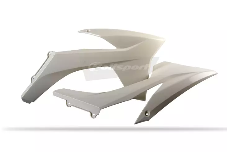 Polisport radiator scoops KTM SX/SX-F/XC/XC-F(11-12)EXC/EXCF(12-13) WK white kt - Duell MP varaosat ja tarvikkeet - 130165 - 1