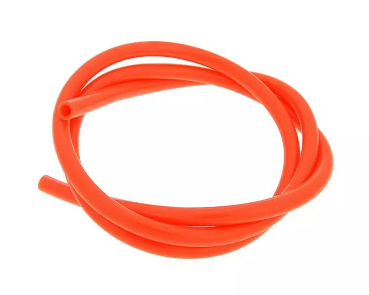 Polttoaineletku Ø 5mm / 1m Oranssi - Duell mopojen varaosat ja tarvikkeet - 21355 - 1