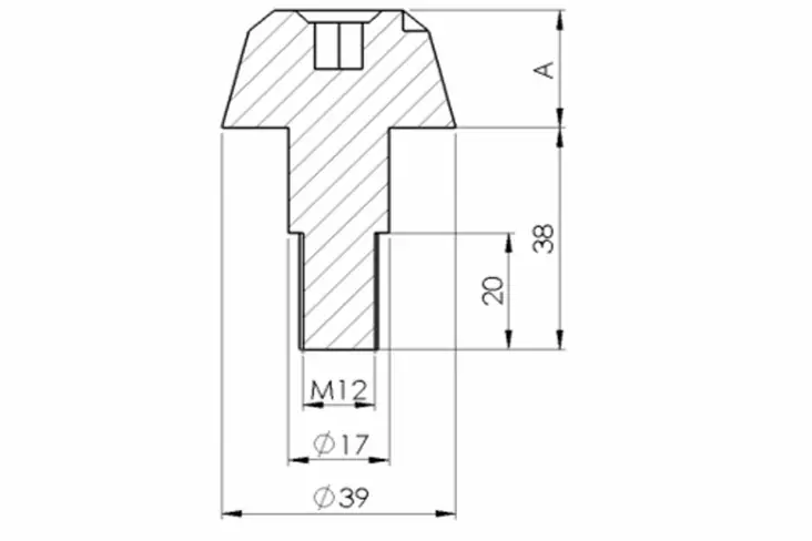 Puig Bar End Aluminum Large Bmw/Suzuki C/Black - Duell MP varaosat ja tarvikkeet - 92805 - 1