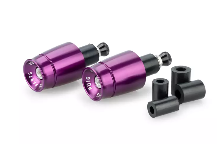 Puig Bar End Aluminum Mod.Sport Universal C/Purple - Duell MP varaosat ja tarvikkeet - 98085 - 1