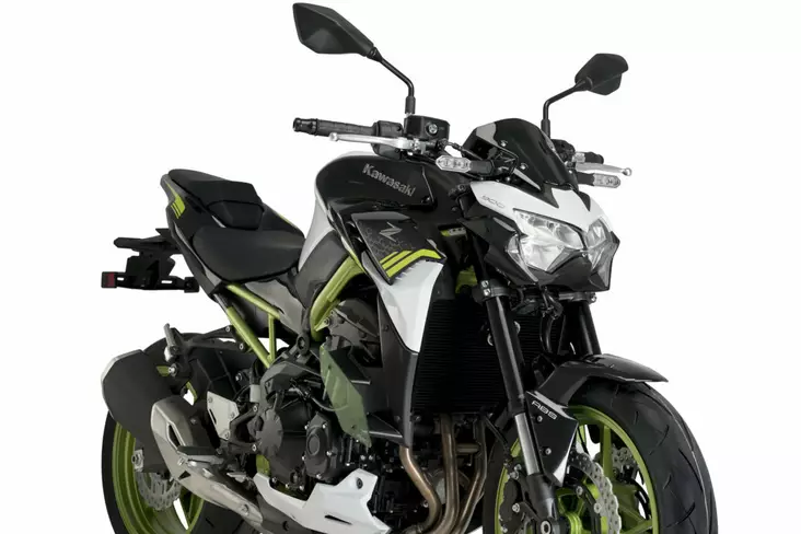Puig Downforce Naked Side Spoilers Kawasaki Z900 20' C/Green - Duell MP varaosat ja tarvikkeet - 98375 - 1