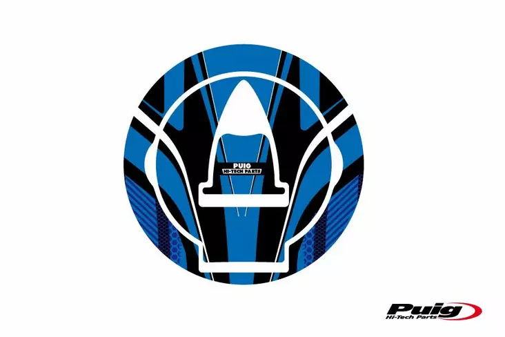 Puig Fuel Cap Cover Radical Ducati C/Blue - Duell MP varaosat ja tarvikkeet - 92945 - 1