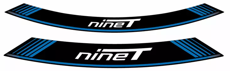 Puig Kit 8 Rim Strips R Nine T C/Blue - Duell MP varaosat ja tarvikkeet - 90235 - 1