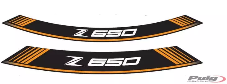 Puig Kit 8 Rim Strips Z650 C/Orange - Duell MP varaosat ja tarvikkeet - 91005 - 1
