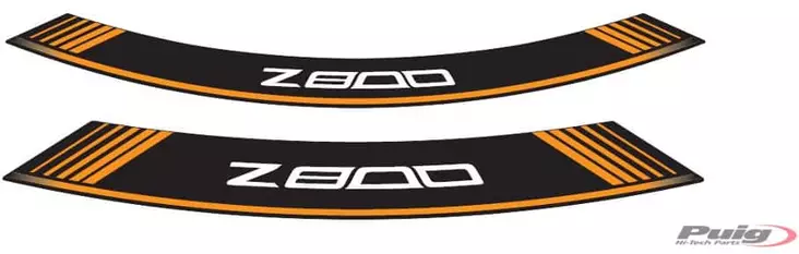 Puig Kit 8 Rim Strips Z800 C/Orange - Duell MP varaosat ja tarvikkeet - 92855 - 1