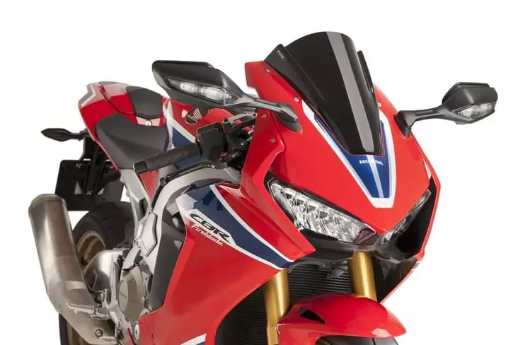 Puig Racing Screen Honda Cbr1000Rr 17-18'' C/Black - Duell MP varaosat ja tarvikkeet - 90435 - 1