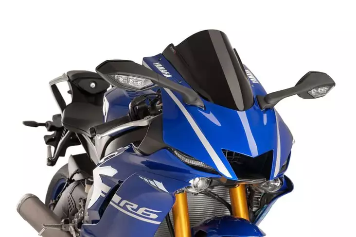 Puig Racing Screen Yamaha Yzf-R6 17-23' C/Black - Duell MP varaosat ja tarvikkeet - 90045 - 1