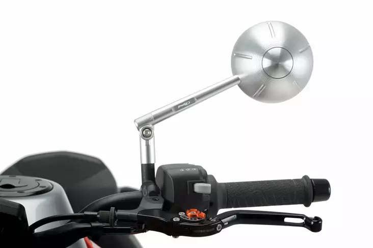 Puig Rear Mirror Mod. Retro Homolog. Left C/Anodized - Duell MP varaosat ja tarvikkeet - 89245 - 1