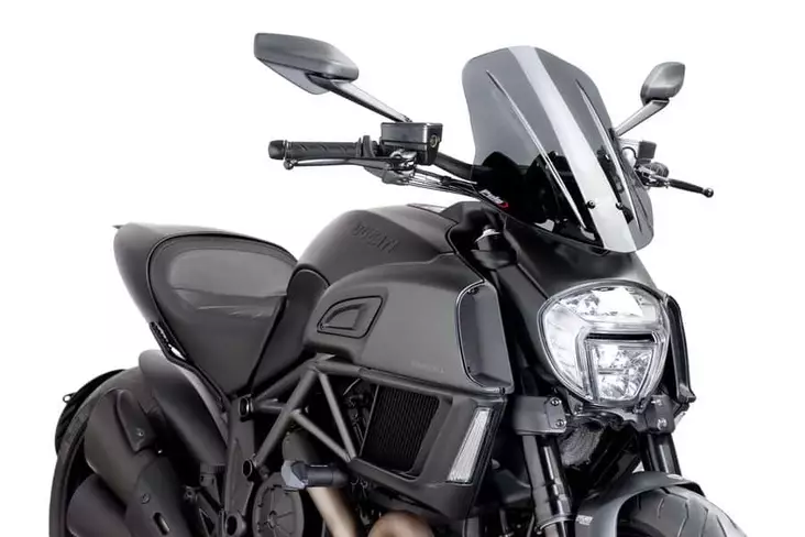 Puig Screen New Generation Touring Diavel 14'-18' C/D.S - Duell MP varaosat ja tarvikkeet - 92075 - 1