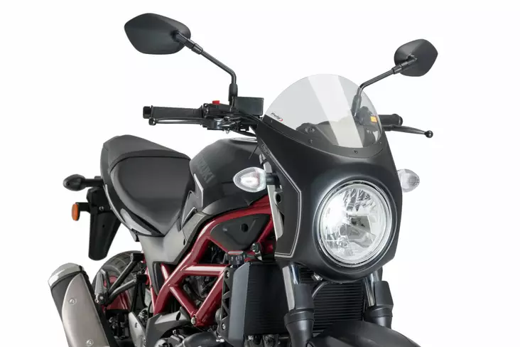 Puig Semifairing Matt Black Suzuki Sv650 16'- C/Smoke - Duell MP varaosat ja tarvikkeet - 94525 - 1