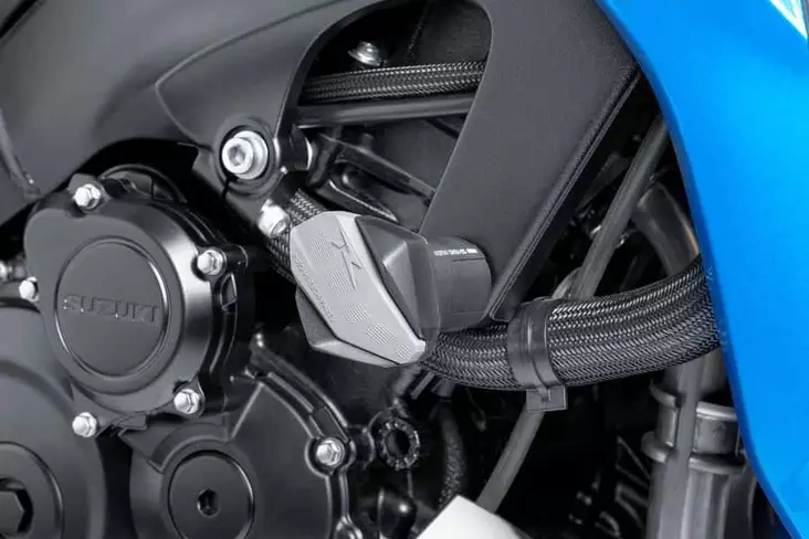 Puig spare rubbers for crash pads R12 C/Grey - Duell MP varaosat ja tarvikkeet - 92975 - 1