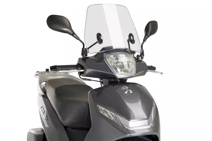 Puig Wind Mod. Trafic Peugeot Belville 125/200 C/Clear - Duell MP varaosat ja tarvikkeet - 89885 - 1