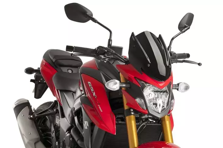 Puig Winds. N.G. Sport Suzuki Gsx-S750 17-21'' C/Black - Duell MP varaosat ja tarvikkeet - 90625 - 1