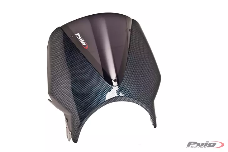 Puig Windscreen Vision Semif. C/Carbon Screen C/Dark Sm - Duell MP varaosat ja tarvikkeet - 99685 - 1
