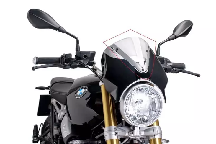 Puig Windshield New Generation Bmw R Nine T 14'-18'Cupu - Duell MP varaosat ja tarvikkeet - 91375 - 1