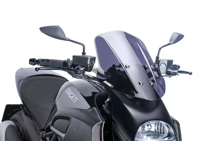 Puig Windshield New Generation Ducati Diavel 11-13' - Duell MP varaosat ja tarvikkeet - 92395 - 1