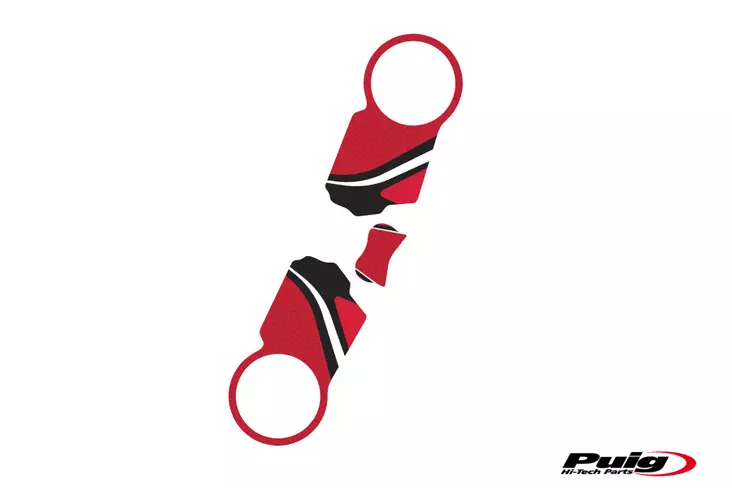Puig Yoke Protector Honda Cbr1000Rr 04-07 C/Red - Duell MP varaosat ja tarvikkeet - 91655 - 1